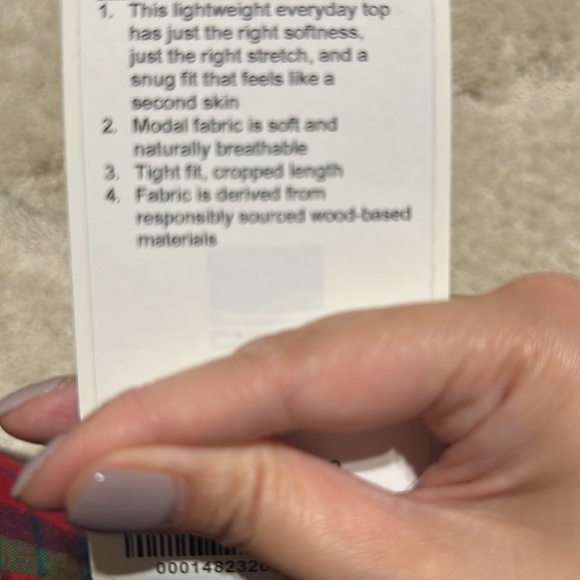 Lululemon Cropped Tank - Picture 5 of 5